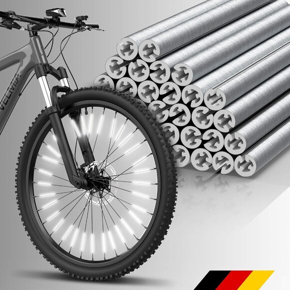 Other - Spoke reflectors [36 Pieces] - 360° Visibility and Easy mounting - Bicycle Spoke